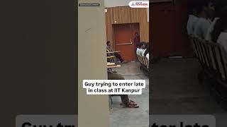 Hilarious IIT Kanpur Moment Students Sneaky Entrance Goes Viral  Asianet Newsable [upl. by Vola773]