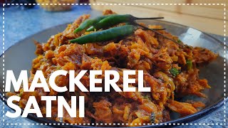 How To Make Mackerel Satni Recipe Bengali Style  Mackerel Masala  Mackerel Recipe [upl. by Rebor]