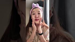 Morning skincare routine 🩷🫧 selfcareroutine aesthetic morningroutine skincareroutine grwm [upl. by Breen]