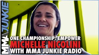 Michelle Nicolini embraces underdog role in ONE Championship title fight [upl. by Galven]