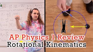 AP Physics 1 Rotational Kinematics Review [upl. by Ymmot352]