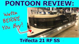 Pontoon Review 2021 Trifecta 21 RF SS [upl. by Geaghan]