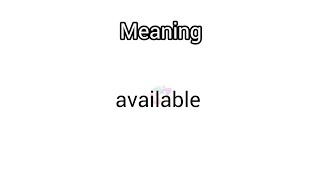 available meaning in English amp Telugu  Googul Dictionary dictionary meanings telugu english [upl. by Odlanyer445]