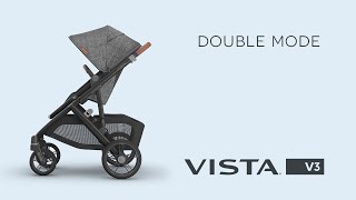 UPPAbaby Vista V3 – HowTo Use in Double Mode North America [upl. by Jehanna]