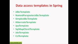 Spring JDBC Tutorial  Spring Framework Jdbc Tutorial  Java9scom [upl. by Sedaiuqlem815]