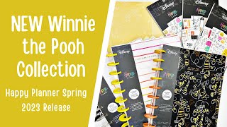 NEW Winnie the Pooh Collection from The Happy Planner Spring 2023 Release [upl. by Darcia539]