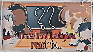 Inarizaki and Itachiyama react to  haikyuu  react to 👁️👁️💙 [upl. by Laurinda]