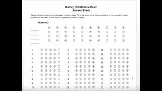 How to Create a Multiple Choice Test Answer Sheet In Word for Remark Office OMR [upl. by Eelibuj]