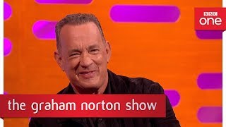 Tom Hanks approach to playing real people  The Graham Norton Show  BBC One [upl. by Enneirda]