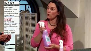 Mrs Gleam Kitchen Degreaser amp Stainless Steel Cleaner Demonstrated [upl. by Naihr]