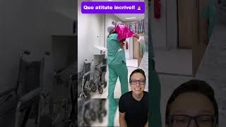 Atitude Incrível 😯🦸 medicina medico enfermeiro enfermagem saude pediatriaonline pediatria [upl. by Ertemed]