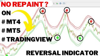 REVERSAL indicator on MT4  MT5  TRADINGVIEW 100 NO REPAINT SIGNALS [upl. by Nirol]