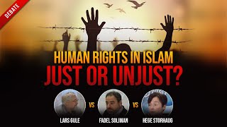 Human Rights in Islam Just or Unjust  DEBATE  Fadel Soliman VS Hege Storhaug VS Lars Gule [upl. by Downs]