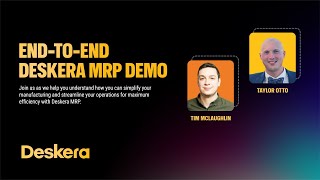 EndtoEnd Deskera MRP Demo [upl. by Gettings]