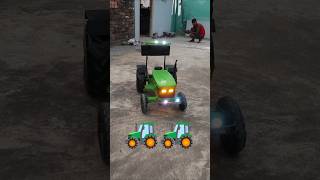 Making homemade electric tractor  light 🚜🚜dc motor electric rkg [upl. by Mmada]