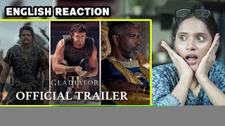 Gladiator 2 Trailer REACTION 2024 Movie  Paul Mescal Pedro Pascal Denzel Washington [upl. by Welford]