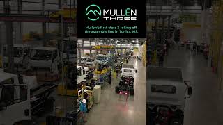 Mullen’s First Production Vehicle Rolls Off Assembly Line [upl. by Nodnarg]