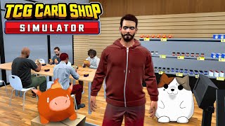 Collect and Sell Expensive Game Cards in TCG Card Shop Simulator  New Game Store Sim Ep 2 [upl. by Jez]