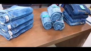 How to fold jeans for display Travel [upl. by Nylrac]