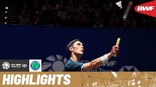 Viktor Axelsen clashes against Anthony Sinisuka Ginting in an electric quarterfinal [upl. by Tavish701]