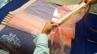 How to make Perfect Saree Plates Complete Process and Saree Belt Stitchingwatch Full Video Tutorial [upl. by Nealson]