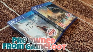 UNBOXING PRE OWNED GAMES FROM GAMELOOT 😍 [upl. by Nuahsak]