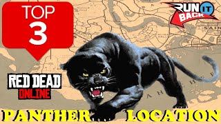 Red Dead Online  TOP 3 PANTHER LOCATIONS  Naturalist Update  2020 🐆 [upl. by Powel]