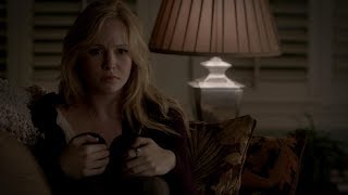 The Vampire Diaries 4x13 Klaus stabs and bites Caroline shes dying HD [upl. by Arrimat988]