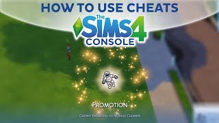 HOW TO USE CHEATS  The Sims 4 Console PS4 Xbox One [upl. by Koeppel]