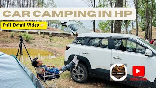 Car Camping in Himachal Nikhilbhaihimachal carcamping camplife campingcarbookyourhotel7 [upl. by Learsi]