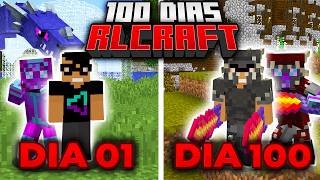 SOBREVIVI 100 DIAS NO RLCRAFT DO MINECRAFT  O FILME [upl. by Hamehseer]