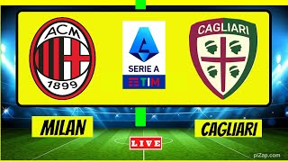 MILAN VS CAGLIARI LIVE DIRETTA SERIE A [upl. by Dacie]