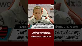 FILIPE LUIS TERIA ACEITADO SER TÉCNICO DO FLAMENGO NO COMEÇO DO ANO OLHA A RESPOSTA  shorts  ge [upl. by Tillo]