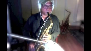 Boz Scaggs  Were All Alone  saxophone cover [upl. by Arther]