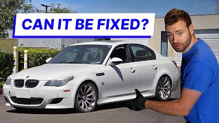 An Accident Left This 6Speed V10 Engine LOCKED  BMW E60 M5  Project Fresno PT2 [upl. by Bicknell]