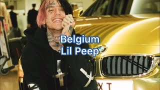 【和訳】Belgium  Lil Peep [upl. by Schwerin979]