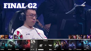 WBG vs T1  Game 2  Grand Finals LoL Worlds 2023  T1 vs Weibo Gaming  G2 full [upl. by Angelia]