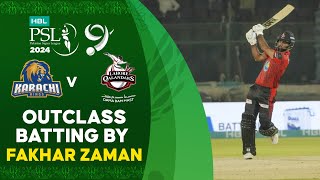 Outclass Batting By Fakhar Zaman  Karachi Kings vs Lahore Qalandars  Match 26  HBL PSL 9  M1Z2U [upl. by Leisam]