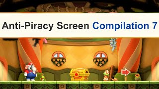 Nintendo  AntiPiracy Screen Compilation 7 [upl. by Westfahl966]