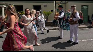 Wimborne Folk Festival UK walking tour [upl. by Asiuol]