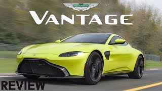 2019 Aston Martin Vantage Review  Fast Loud and Green [upl. by Endora]