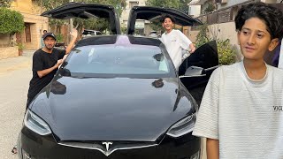 My New Car Tesla x😍Alhumdulilliah [upl. by Yrrap366]