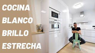 Cocinas Blancas Modernas y Estrechas CJR [upl. by Odnala408]