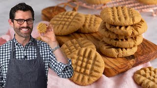 Easy Delicious Peanut Butter Cookies [upl. by Sihunn]