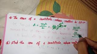 The area of Semi circle whose radius is 28cm Find the area of a semicircle whose radius is 35cm [upl. by Aloke]