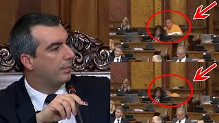 Žmurke u Skupštini  Milivojević se sakrio od Orlića 😂 [upl. by Aerahs]