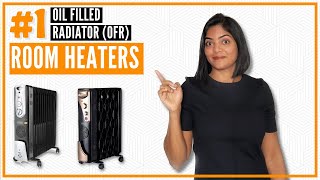 ⚡Best Room Heater for home in India  Oil Filled Radiator OFR heater  Havells Usha Bajaj Glen [upl. by Arraik]