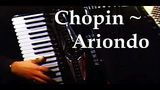 ChopinAriondo  Polonaise in A Op40  Nick Ariondo accordion [upl. by Ttennej]