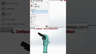 How to create configurations in SolidWorks short [upl. by Hiro381]