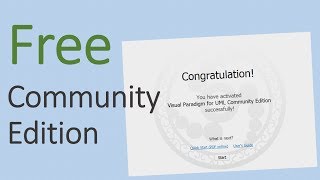 How to setup the free Community Edition of Visual Paradigm [upl. by Notgnillew]